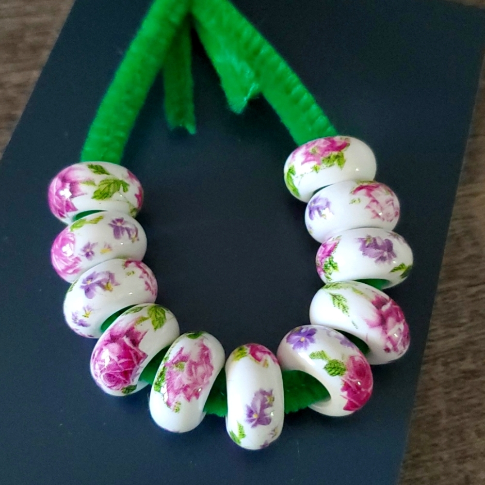 New Large Hole Glass beads